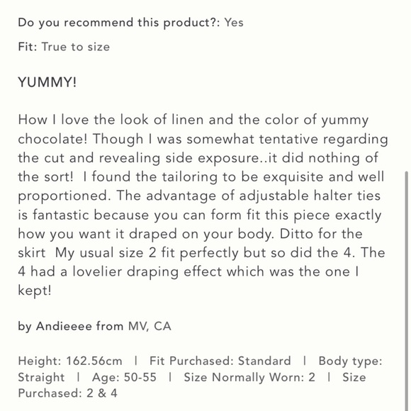 100% Linen Anthropologie NWT Faithfull Halter Cutout Linen MIDI Dress 6. - Picture 9 of 13